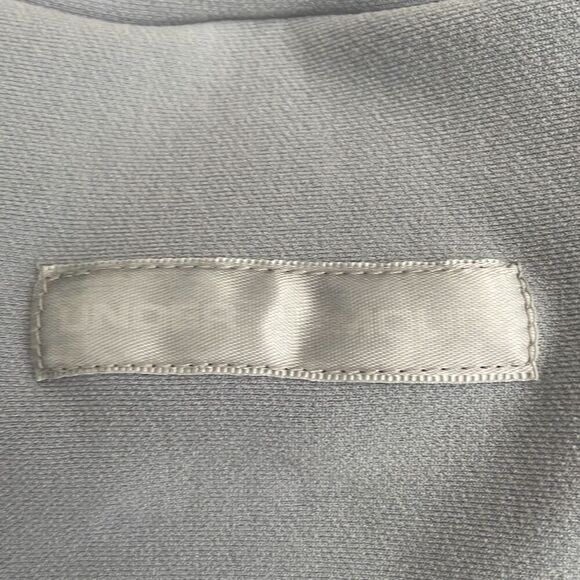 Under Armour 1/2 Zip Mock Turtle Long Sleeve Light Dry-Fit Sweatshirt Gray Blue - Picture 7 of 8